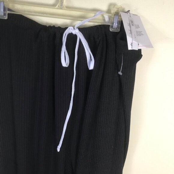 ASOS NEW Tag Curve Drawing Stretch Leggings Ribbed Cotton Pants Plus Size 6x - Picture 5 of 13